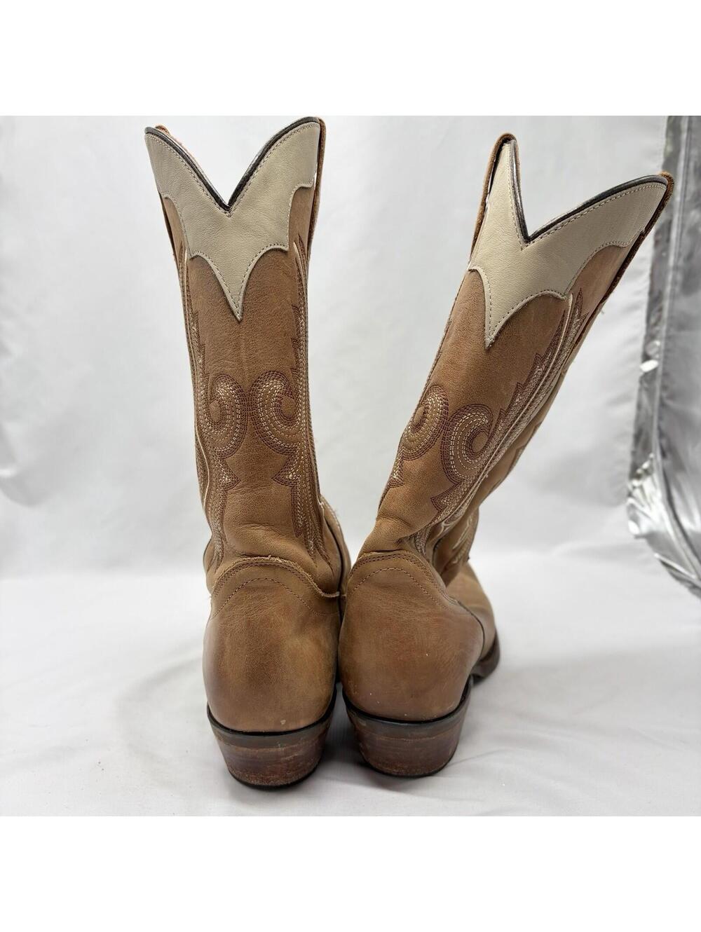 Idyllwind Miranda Lambert Lindale Brown Square Toe Leather Cowboy Boots Sz 7.5B - Picture 6 of 13